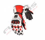 Motorbike Leather Gloves-Pro Racing Gloves